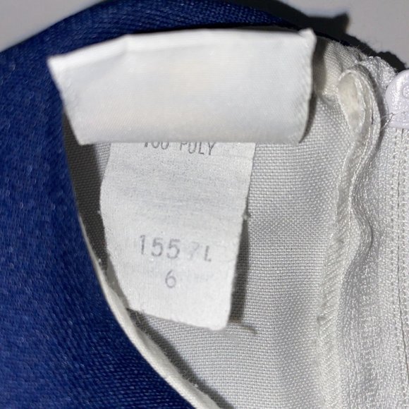 VTG You're in Wonderland Girls  Size 6 Dress USA 80s Sailor Pleated Disney? - Picture 4 of 4